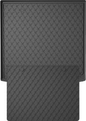 Гумовий килимок у багажник Gledring для Seat Tarraco (mkI) 2018→ (з дворівневою підлогою)(верхній рівень)(багажник із захистом)