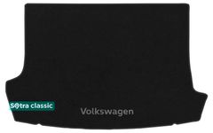 Двухслойные коврики Sotra Classic Black для Volkswagen T-Roc (mkI)(багажник) 2017→