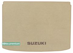 Двухслойные коврики Sotra Premium Beige для Suzuki Vitara (mkIV)(верхний)(багажник) 2015→