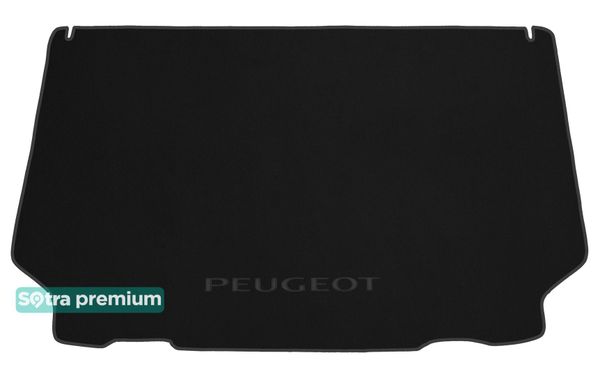 Двошарові килимки Sotra Premium Graphite для Peugeot 307CC (mkI)(багажник) 2003-2008 - Фото 1