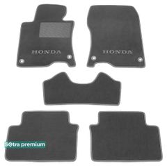 Двухслойные коврики Sotra Premium Grey для Honda Accord (mkVIII)(CU/CW)(4 клипсы) 2008-2015 (EU) 