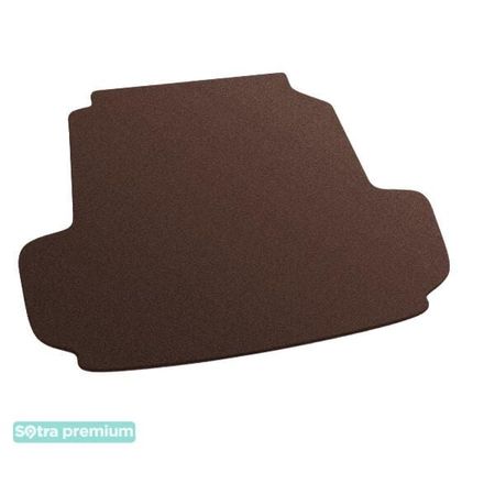 Двошарові килимки Sotra Premium Chocolate для Peugeot 408 (mkI)(багажник) 2010-2014 - Фото 1