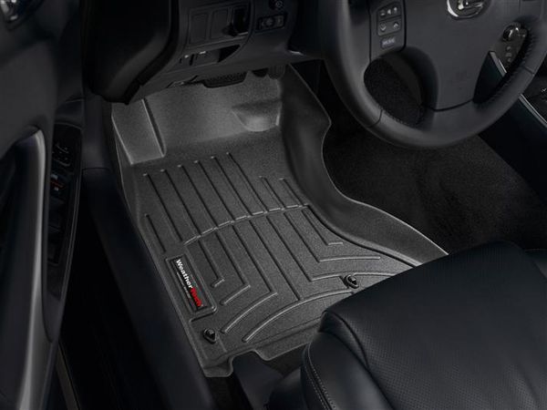 Коврики Weathertech Black для Lexus IS (sedan)(mkII)(AWD)(1 row) 2005-2013 - Фото 2