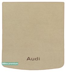 Двошарові килимки Sotra Premium Beige для Audi A6/S6/RS6 (mkIV)(С7)(універсал)(багажник) 2011-2018
