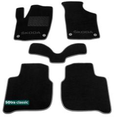 Двошарові килимки Sotra Classic Black для Skoda Rapid (mkI) 2012-2019