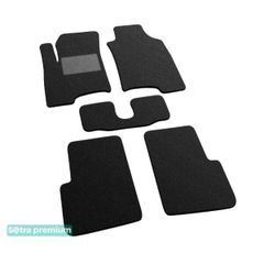 Двошарові килимки Sotra Premium Black для Fiat Panda (mkIII) 2011→