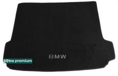 Двошарові килимки Sotra Premium Black для BMW X3 (F25)(без органайзера праворуч)(багажник) 2010-2017 - Фото 1