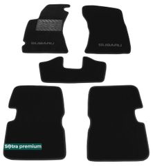 Двошарові килимки Sotra Premium Black для Subaru Forester (mkIII) 2008-2013