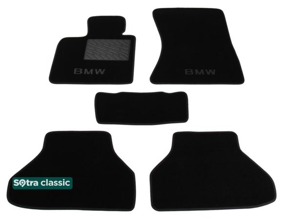 Двошарові килимки Sotra Classic Black для BMW X5 (E70) / X6 (E71) 2007-2014 - Фото 1