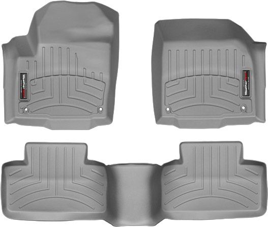 Коврики WeatherTech Grey для Land Rover Range Rover Evoque (mkI)(4 fixings) 2011-2013 - Фото 1