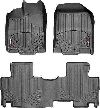 Коврики Weathertech Black для Ford Edge; Lincoln MKX (mkI)(electric driver seat) 2011-2014 - Фото 1