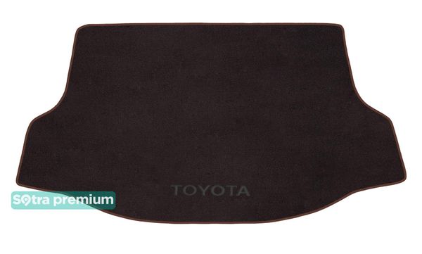 Двошарові килимки Sotra Premium Chocolate для Toyota RAV4 (mkIV)(з докаткою)(багажник) 2012-2018 - Фото 1