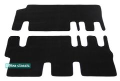 Двошарові килимки Sotra Classic Black для Volkswagen Caravelle (T5;T6)(одні розсувні двері)(2-3 ряд) 2003→ - Фото 1