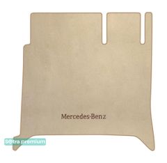 Двошарові килимки Sotra Premium Beige для Mercedes-Benz V-Class (W447)(extra long)(без вирізів під салазки)(багажник) 2014→