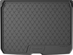 Гумовий килимок у багажник Gledring для Audi Q2/SQ2 (mkI) 2016→ (з дворівневою підлогою)(верхнє положення)(багажник) - Фото 1