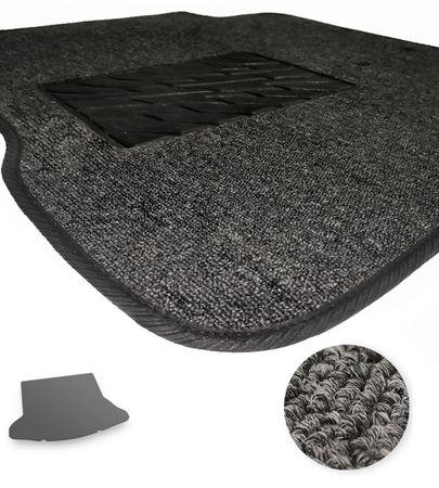 Текстильні килимки Pro-Eco Graphite для Toyota Auris (mkII)(хетчбек)(багажник) 2012-2018 - Фото 1